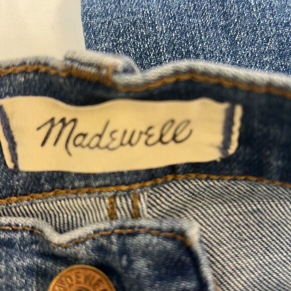 MADEWELL womens skinny crop 9” mid- rise size 25 jeans. 9/10 condition - Picture 2 of 9